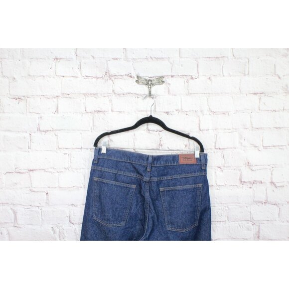 LL Bean Double L Jeans Standard Fit Straight Leg Dark Wash 33x29 - Picture 4 of 10